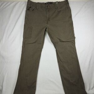 Ariat Rebar M4 Pants Relaxed Fit‎ Straight Leg Green Canvas 42x31